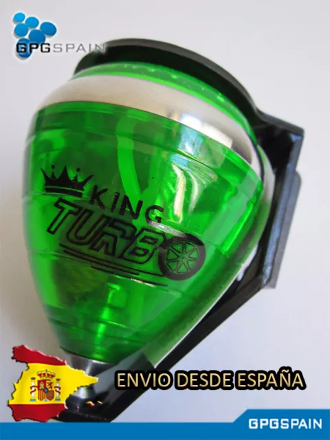 PEONZA TURBO KING Trompo ESTRELLAS PUNTA GIRATORIA color verde