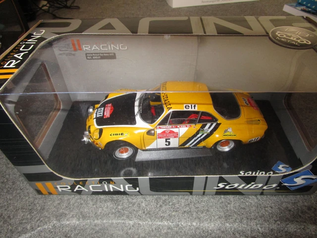 Alpine Renault 1800 - Solido 1/18 - Bleue - Miniature Métal - Occasion