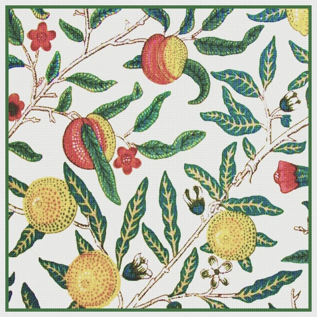 Adesivi Per Interruttore William Morris | 2 Pezzi Frutta E Melograno Stile Vintage Per Piastre Singole UK - 2