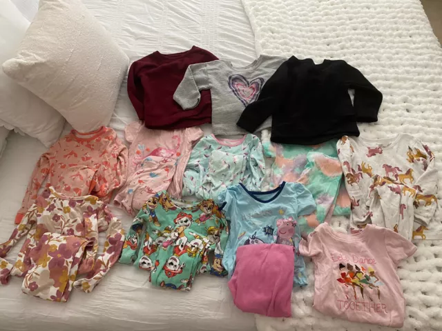 3T 4T toddler Girl Pajamas Bundle
