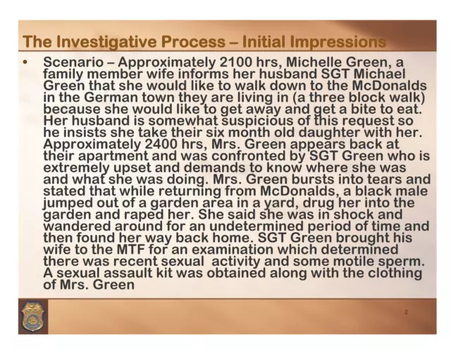 184 page Child Rape Serial SEXUAL ASSAULT Report PowerPoint Presentation on CD 2