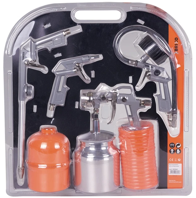 Kit Accessori Aria Compressore Pz.5 Brixo