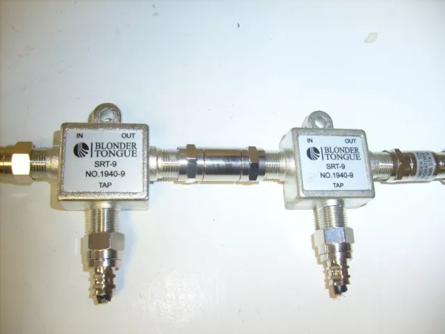 2 lot Blonder Tongue 1940-9 Directional Tap1 Output 9dB In/Outdoor Coupler SRT-9