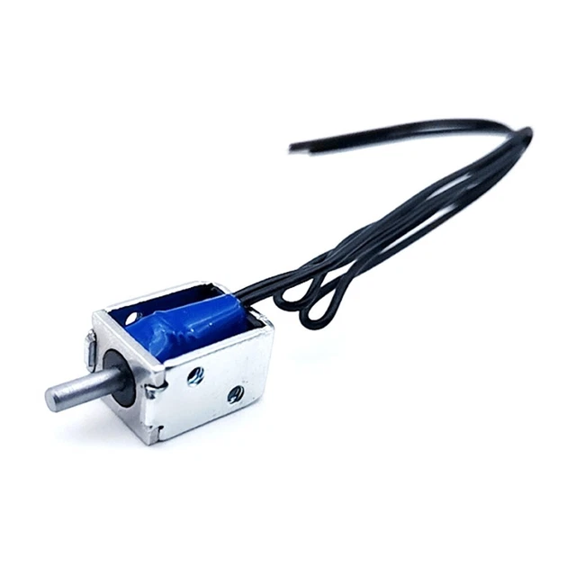 DC 5V 12V Push Pull Typ Mini DC Elektromagnet Frame Spring Solenoid Magnet
