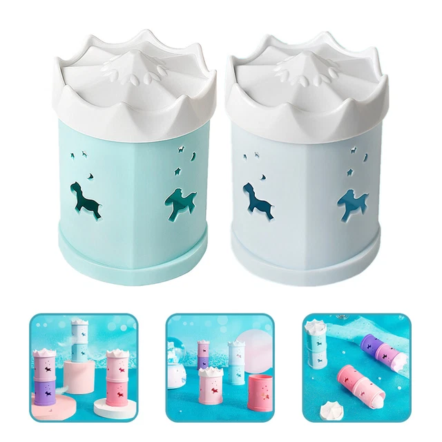 2 Pcs Makeup Puff Container Beauty Egg Storage Box Makeup Sponge Holder Egg Box