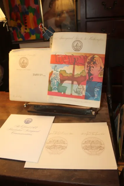 Vintage 1977 Inaugural Committee Folder Packet Envelope President Jimmy Carter