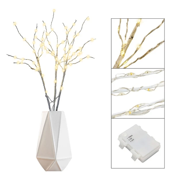 LED Lichterzweige 40 Warm Weiße LEDs