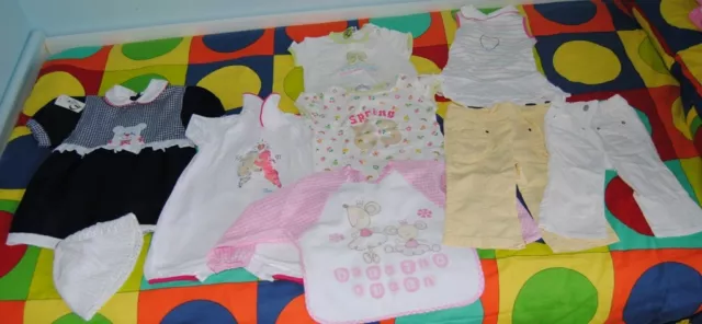 pantalone maglia bambina 6 - 9 mesi Benetton Brums ecc.. LOTTO 9 pezzi