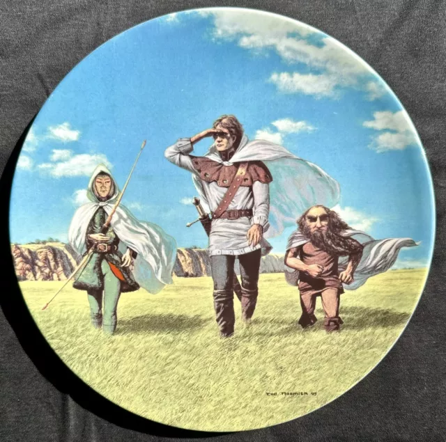 Lord of the Rings Plate, Danbury Mint, Pursuit in Rohan, Ted Nasmith