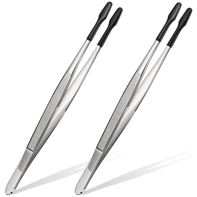 2 ud. pinzas de goma punta PVC silicona precisión pinzas laboratorio industria T9D9