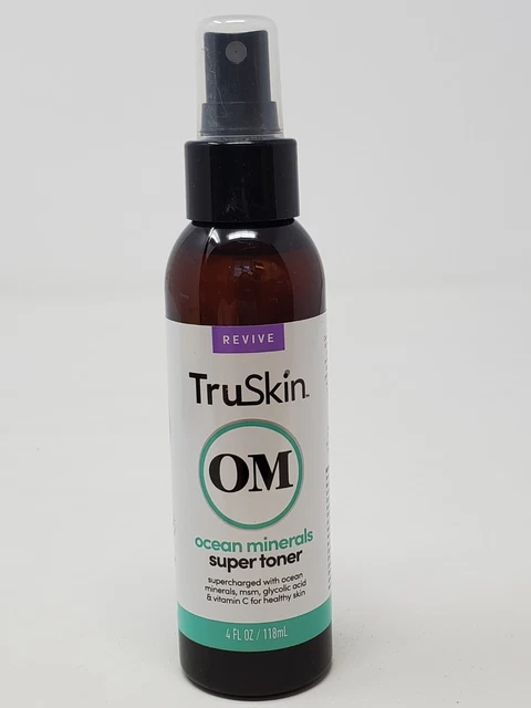 Revive TruSkin Ocean Minerals Super Toner 4 fl oz Spray Bottle Exp. 04/2024