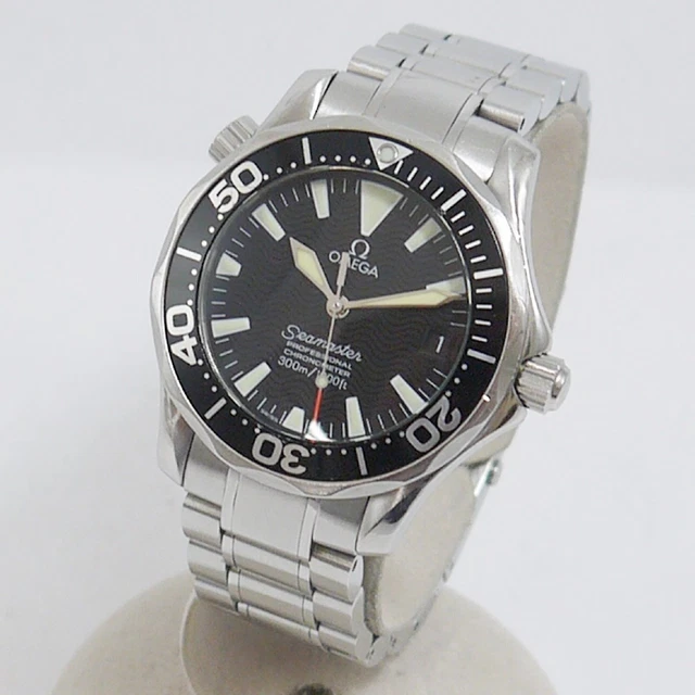 OMEGA Seamaster300 2252.50 Date Black Dial Automatic Boy's Watch Used Tested 3