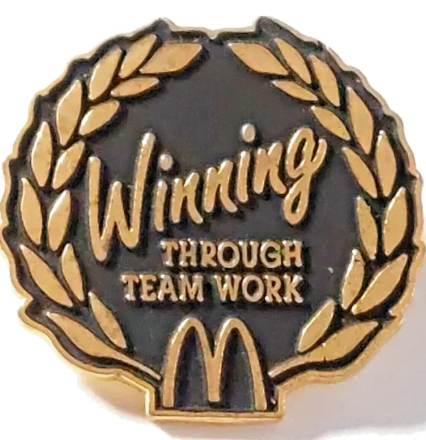 McDonalds Winning Through Team Work Lapel Pin (081823)