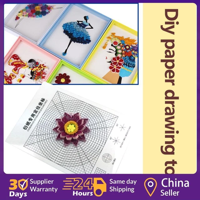Release Drawing Locating Paper Craft Quilled Setting for DIY Paper Handmade Tool