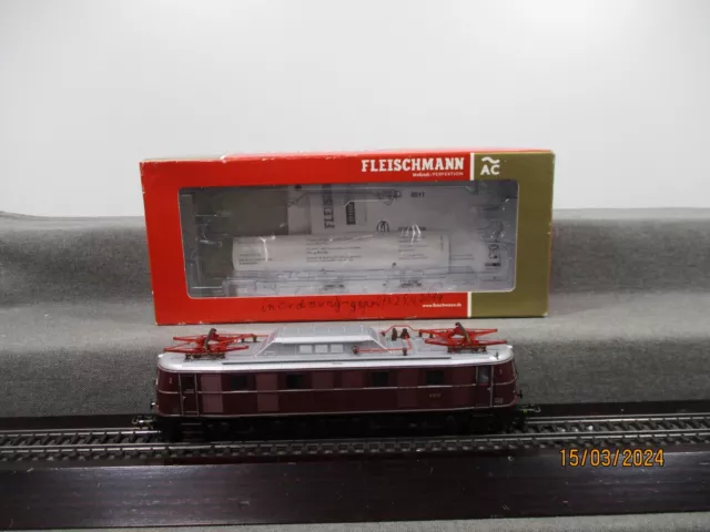 Fleischmann Spur H0 AC 391903 K Elektrolok E19 12 der DB Epoche III Digital OVP