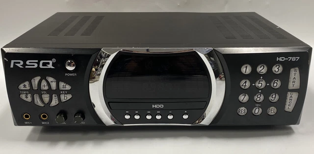 RSQ HD-787 Professional Multi-Media Karaoke Player No Drive - Not Fully Tested