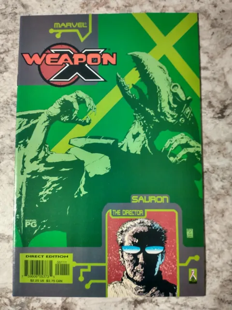 Weapon X The Draft Sauron #1 1st Print 2002 NM- Marvel Comics