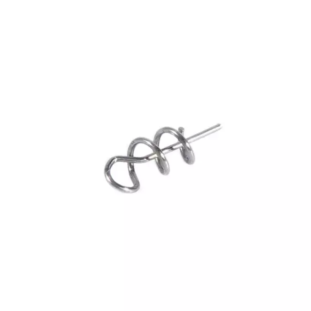 100PCS/Bag 14mm Stainless Steel Soft Bait Pin Lure Fishing Spring Fixed Lock -EM