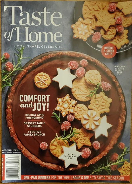 NEWLY RELEASED 2022/2023 Taste Of Home Magazine December/January Issue