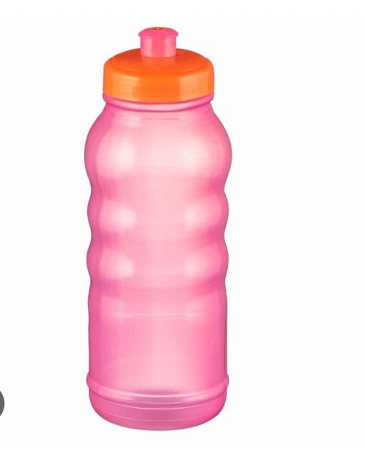 Botella de agua naranja
