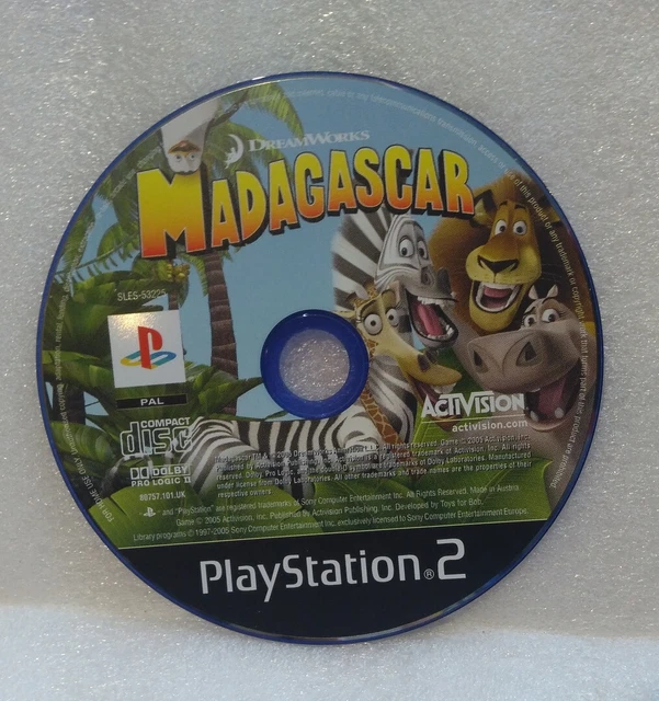 Madagascar (PS2, Sony PlayStation2 game)  DISC ONLY great condition
