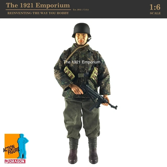 16 SCALE DRAGON Hobbies Action Figure WWII German Army Infantry MP40