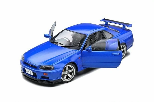 Auto Giocattolo Nissan Skyline GTR R34, Modello Di Tiro In Metallo Di Diecast Welly Diecast Con Porte Aperte, Replica In Miniatura, Regalo Ragazzi Da 7,48 &euro; | DHgate