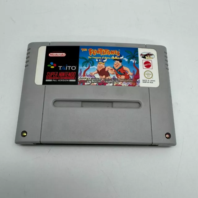 The Flintstones: Treasure of Sierra Madrock | Super Nintendo SNES Game | PAL