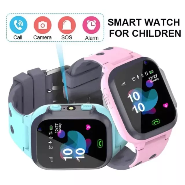 Horloge Montre intelligente pour enfants GPS SOS Smartwatch étanche  Enfants