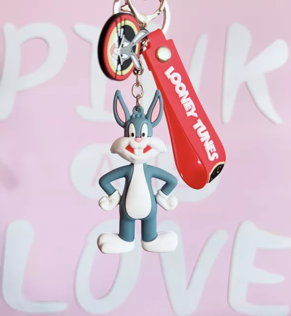 Bugs Bunny #2 Looney Tunes Keychain Keyring Pendant Bag