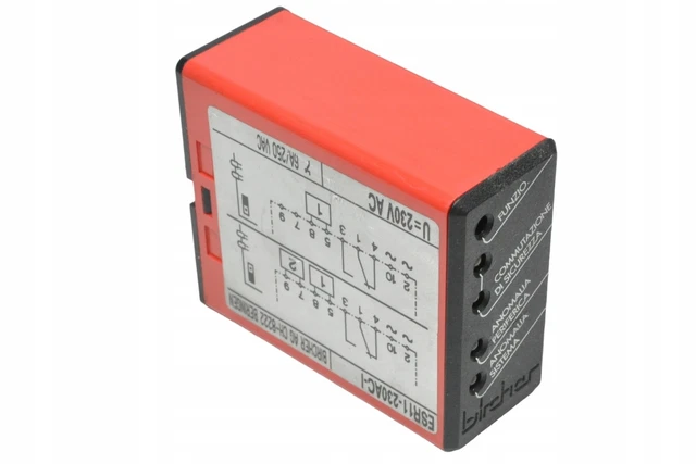 BIRCHER safety relay ESR11-230AC-I /#G S0TE 6027