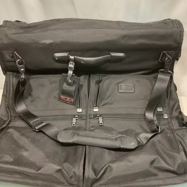 TUMI Garment Bag Bi Fold Suit/Dress Travel Bag Black