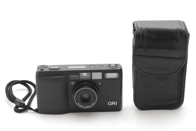 READ! [NEAR MINT] Ricoh GR1 GR-1 Black Point & Shoot 35mm Film Camera From JAPAN