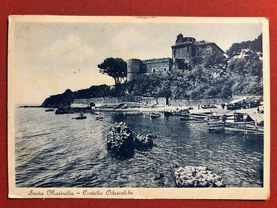 Cartolina Santa Severa Santa Marinella Roma Castello viaggiata 