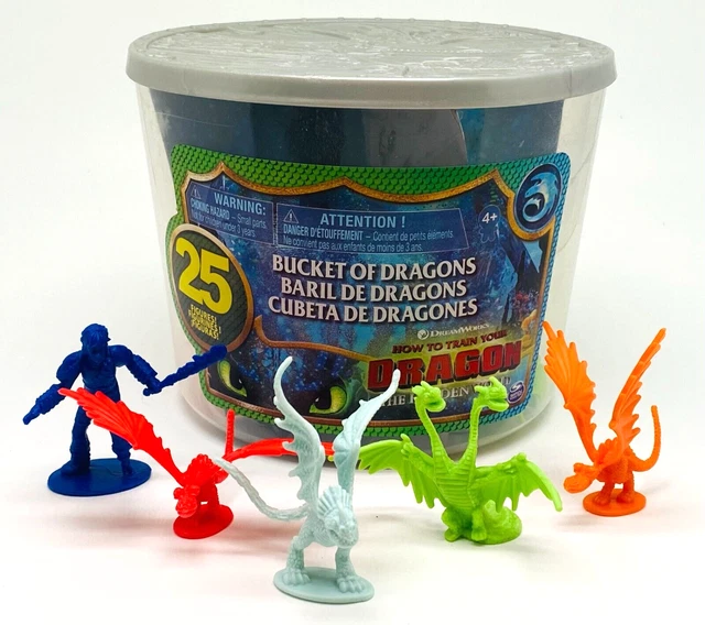 HOW TO TRAIN Your Dragon 3 The Hidden World Bucket of Dragons 25 Action