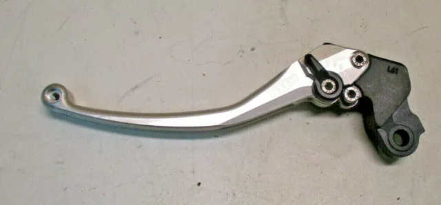 Titax Kupplungshebel Evo Silber Langer Griff für Aprilia RS 125 R Bj. 2006-2012