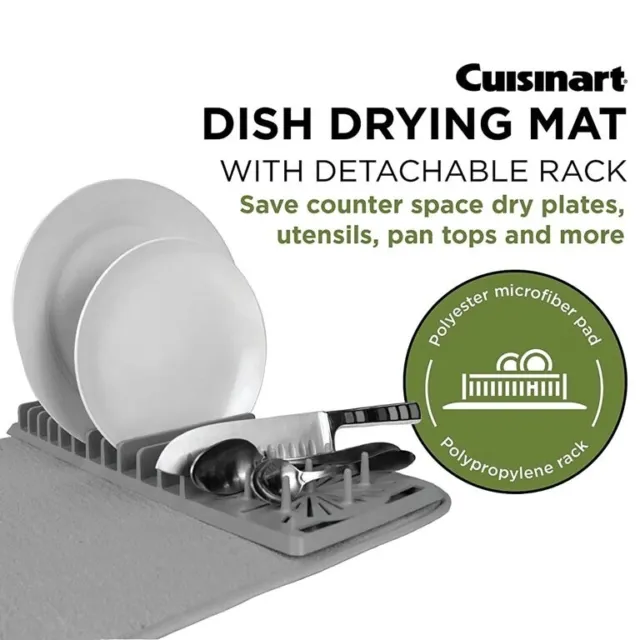Cuisinart Dish Drying Mat With Rack - 18" x 24"