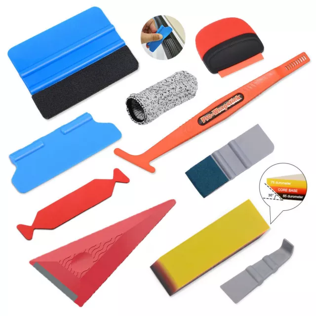 Car Vinyl Wrap Window Tint Tools Squeegee Felt Kit Graphic PPF Tools Install Kit