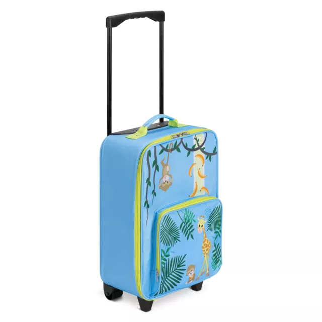 Valise roulettes enfant - Bagage cabine sac voyage fille garçon 30 x 16 x 45 cm