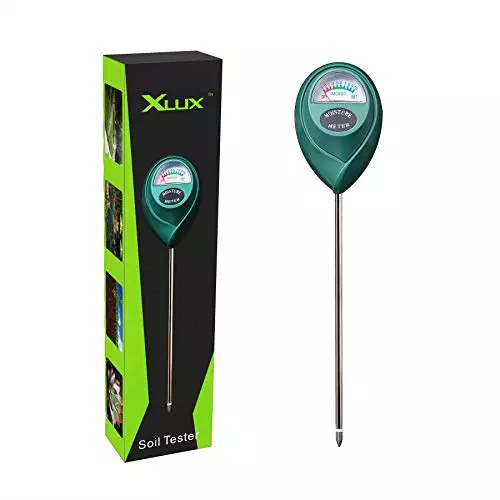 XLUX Soil Moisture Meter, Plant Water Monitor, Hygrometer Sensor for Gardening,