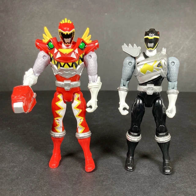 FIGURINES ARTICULÉES POWER Rangers Dino Charge T-Rex Super Red Ranger ...