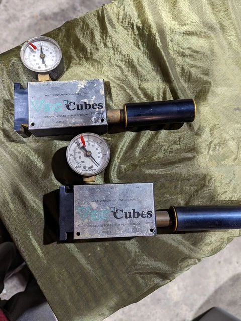 VAC CUBES 180L Multi Venturi Vacuum Ejectors - LOT of 2