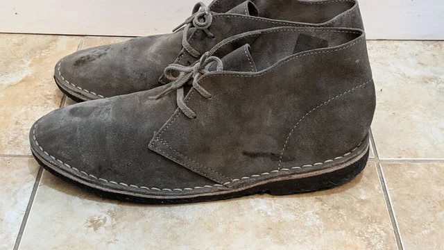 J CREW MACALISTER Desert Boots Suede Anchor Grey Men display picture 1