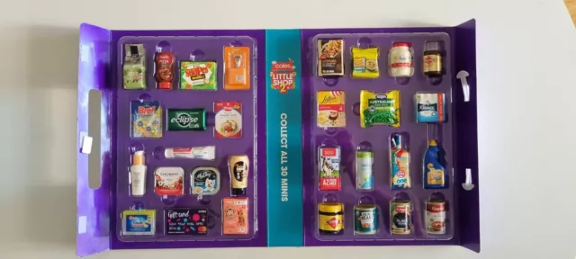 Coles little shop 2 Mini Collectable Collector Case + Full Set - great condition 2