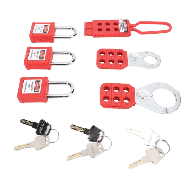 LOCKOUT TAGOUT KIT Anti Tampering Electrical Safety Lock Out Tag Out ...