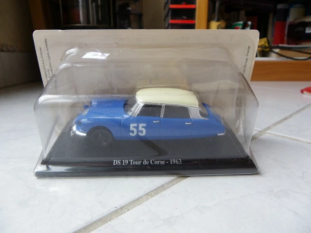 Citroen DS19 Tour de Corse 1963 #55 UH Universal Hobbies 1/43 Miniature