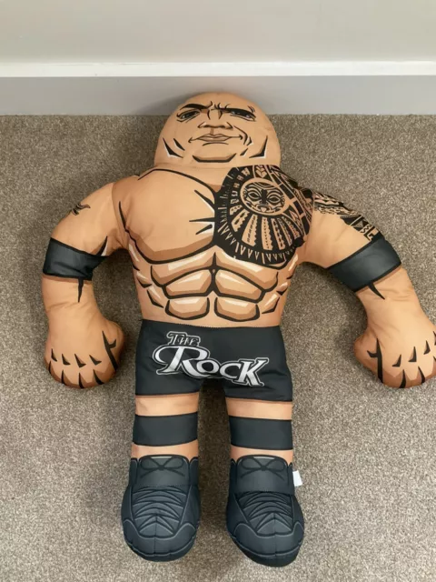 The Rock WWE Brawlin Buddies Soft Plush Toy Jakks Pacific 2016 Wrestlemania