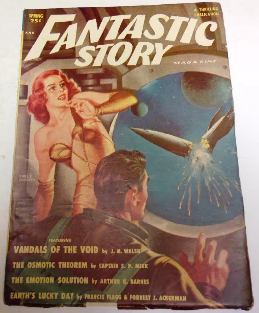 Fantastic Story Magazine - US Pulp - Vol.2 No.2 - Spring 1951 - Walsh, Meek