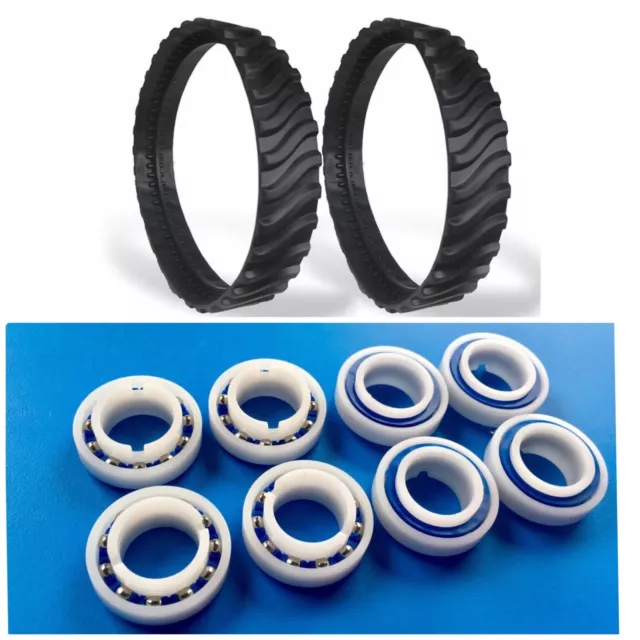 ZODIAC MX8 MX6 ELITE POOL CLEANER REBUILD KIT Spare Parts tires c60 bearings