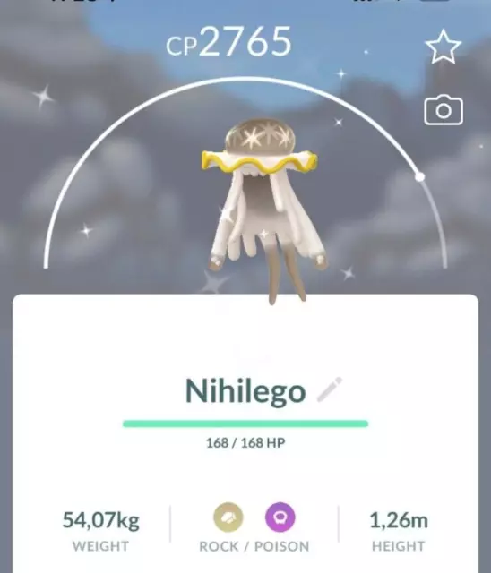 Pokémon Go - Shiny Raikou - Mini P T C - 80.000 Stardust